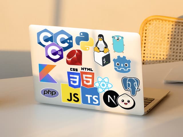 Stickers de desarrollo web